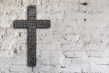 Vintage  grungy wall with stone old stucco aged background.