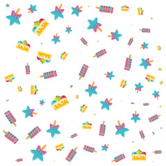 pattern of delicious ice cream