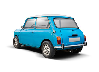 Classic British car back view