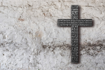 Vintage white   dirty plaster wall with  stucco layer texture.
