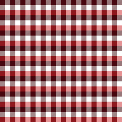 Red Buffalo Plaid Seamless Pattern - Classic buffalo plaid pattern design