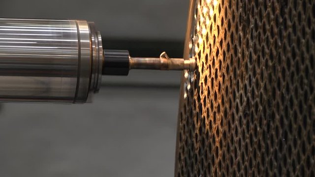 Boring on a lathe. Countersink.
