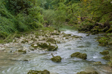 Karstfluss Pazincica in Pazin in Kroatien