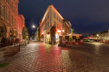 Fototapeta na wymiar Nyhavn in Copenhagen, Denmark.