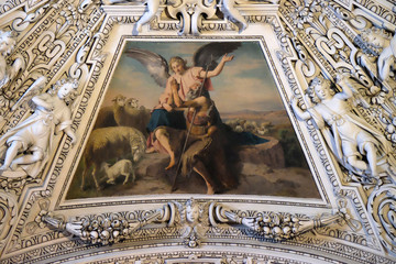 Fragment of the dome in the Chapel of Saint Ann, Salzburg Cathedral 