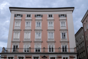 Obraz premium Historic Architecture in the city of Salzburg, Austria 