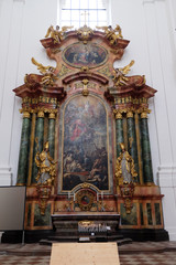 Fototapeta premium Altar in Collegiate church in Salzburg