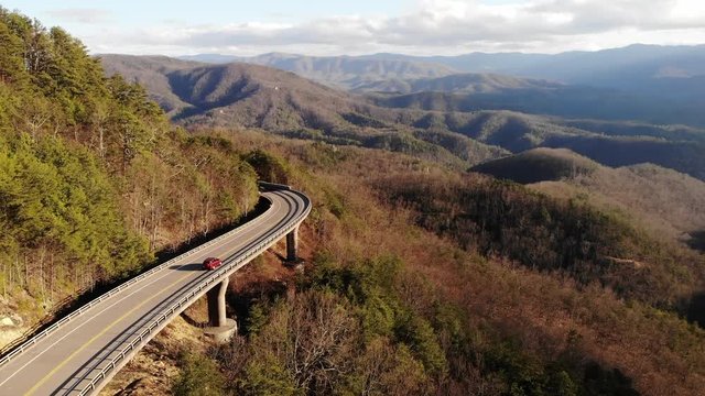 Smoky Mountains Foothills Parkway "Missing Link" By Drone