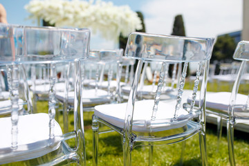 luxury decoration with a set of a mirror table with roses