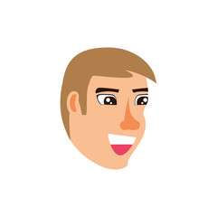 head of man avatar character