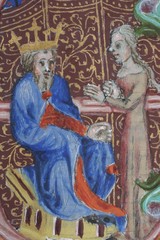 Close up of old Holy Bible book