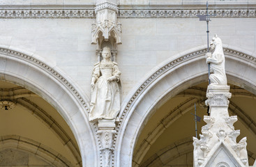 The neo-Gothic parliament building is the largest and most beautiful in Hungary. The residence of Parliament stands on the banks of the Danube in Budapest. The building was built in neo-gothic style.