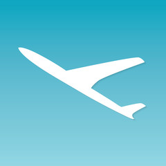 airplane icon- vector illustration