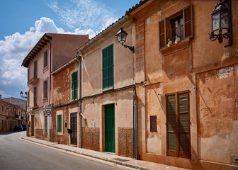 Town of Santanyi old architecture, Mallorca, Spain.