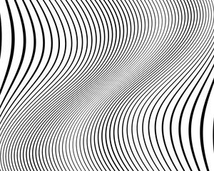 Wavy pattern. Texture with wavy, curves lines.