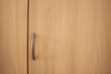 Handle on wooden background