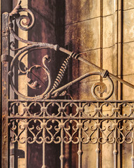Iron Ornate Door Detail