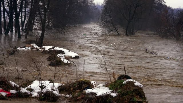 Large River Flood - (4K)