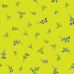 Seamless pattern. Floral textile texture. Vector illustration.