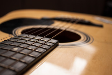 Fototapeta premium Close up of a guitar