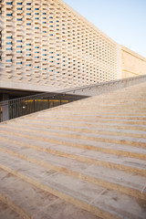 Stairs beside the new Parliament building of Malta