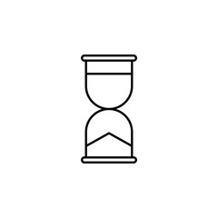 hourglass, clock, time icon. Signs and symbols can be used for web, logo, mobile app, UI, UX
