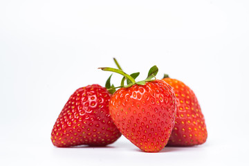 Strawberry isolated on white background