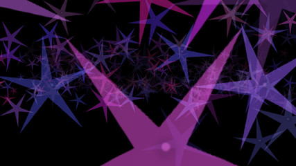 Background of multi-colored stars. Abstract background pattern.