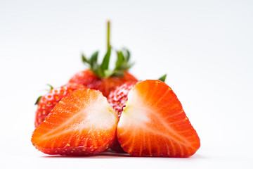 Strawberry isolated on white background