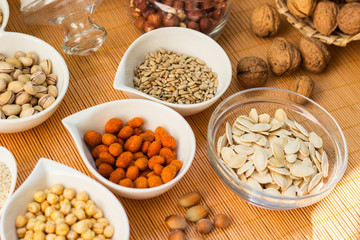 Collection of nuts 
