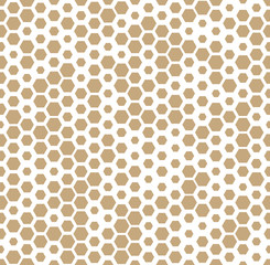 hexagon halftone seamless minimal design pattern, geometric background print texture