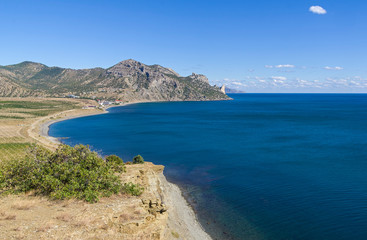 Bay on the Black Sea coast of Crimea.