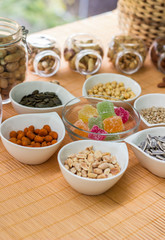 Jelly and nuts 