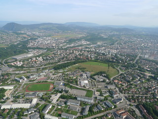 vue aérienne d'une ville