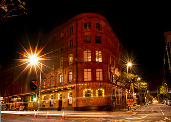 City Corner at night