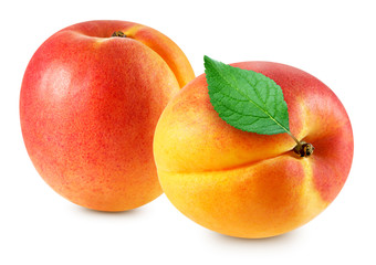 Apricot isolated Clipping Path