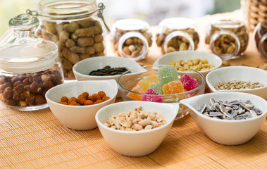 Jelly and nuts 
