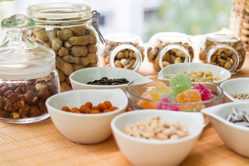 Jelly and nuts 