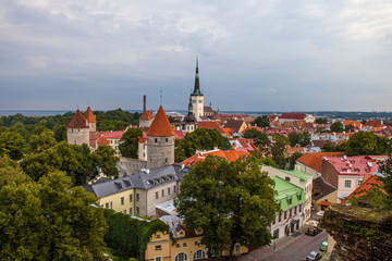 Fototapeta na wymiar View of Tallinn in Estonia