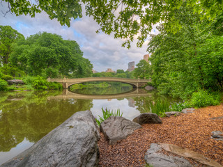 Bow bridge,Central Park, New York Cit