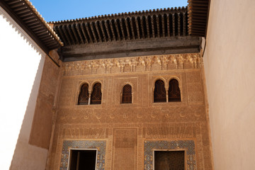 Fachada edificio Generalife Alhambra de Granada