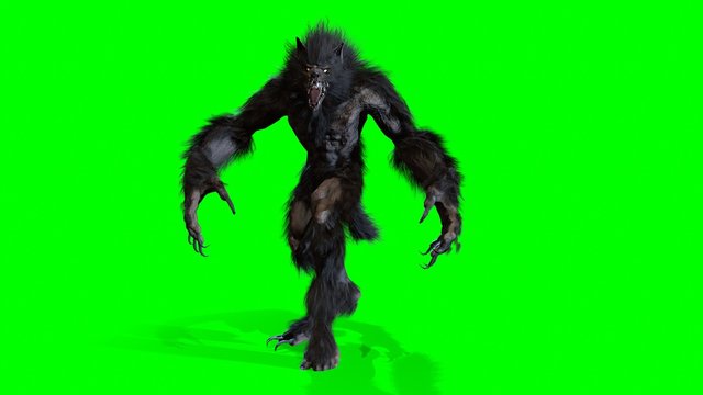 werewolf 3d render