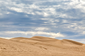 Fototapeta na wymiar The Imperial Sand Dunes in California