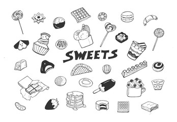 vector sweets set