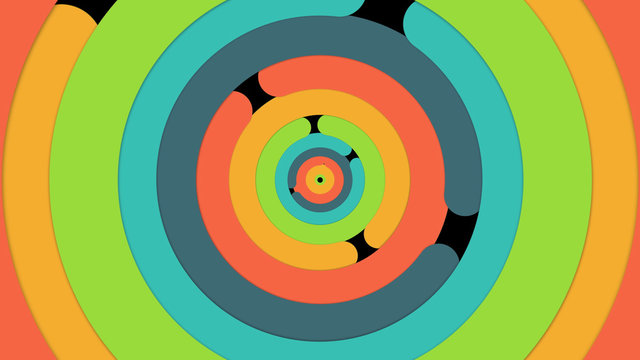 Colorful Rings Transition