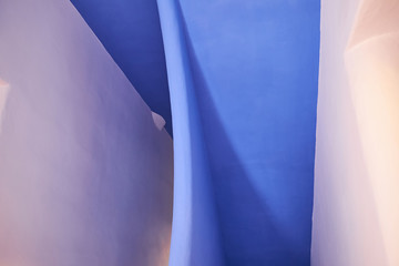 Abstract interior seiling in the Casa del Guarda in the Park Guell