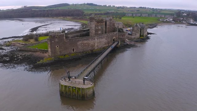 Blackness castle at coast Firth of Forth in Sotland