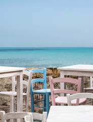 Colorful Mediterranean chairs