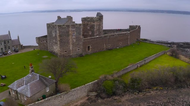 Blackness castle at coast Firth of Forth in Sotland