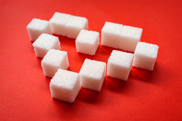 Heart Blood Sugar Concept